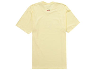 Supreme Pope.L Training Crawl Tee Pale Yellow