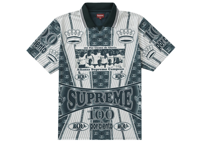 Supreme Por Ciento Soccer Jersey Green