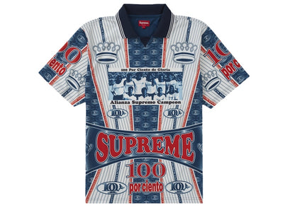 Supreme Por Ciento Soccer Jersey Navy