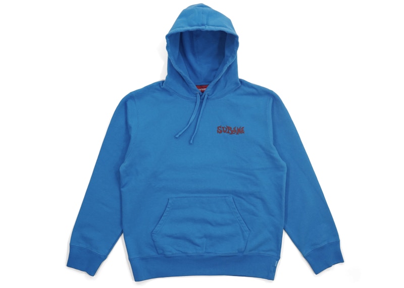 Supreme Portrait Hooded Sweatshirt Bright Royal