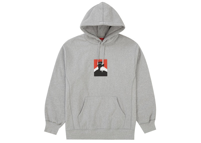Supreme Portrait Hooded Sweatshirt (FW20) Heather Grey