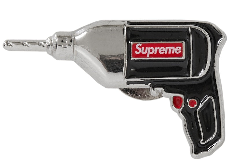 Supreme Power Drill Pin Black