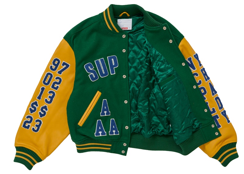 Supreme Praises Varsity Jacket Green