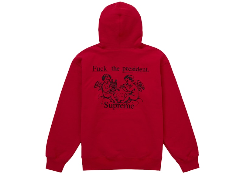 Supreme President Hooded Sweatshirt Red