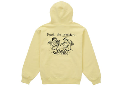 Supreme President Hooded Sweatshirt Yellow