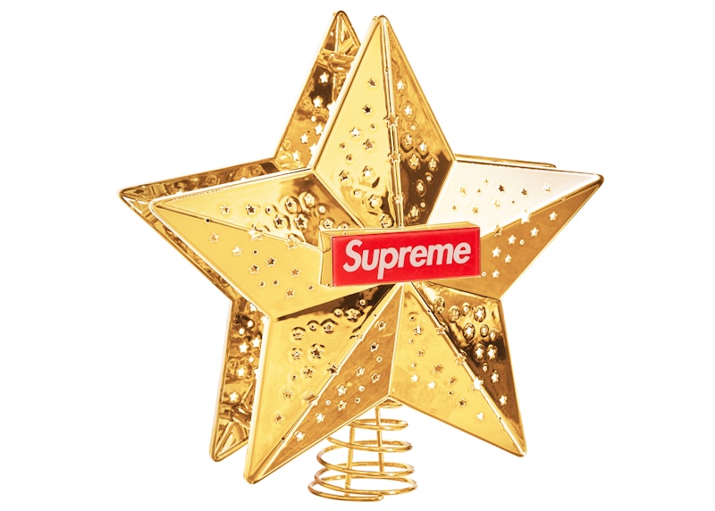 Supreme Projecting Star Tree Topper (UK Plug) Gold