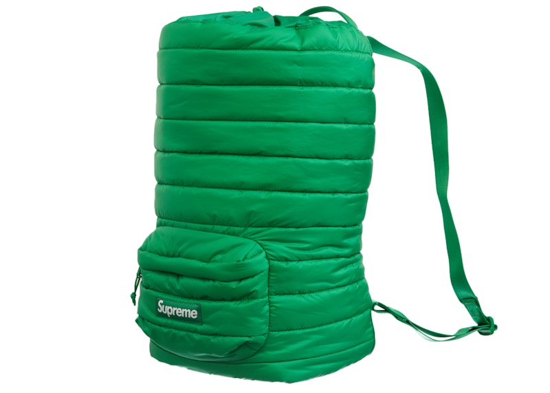 Supreme Puffer Backpack Green