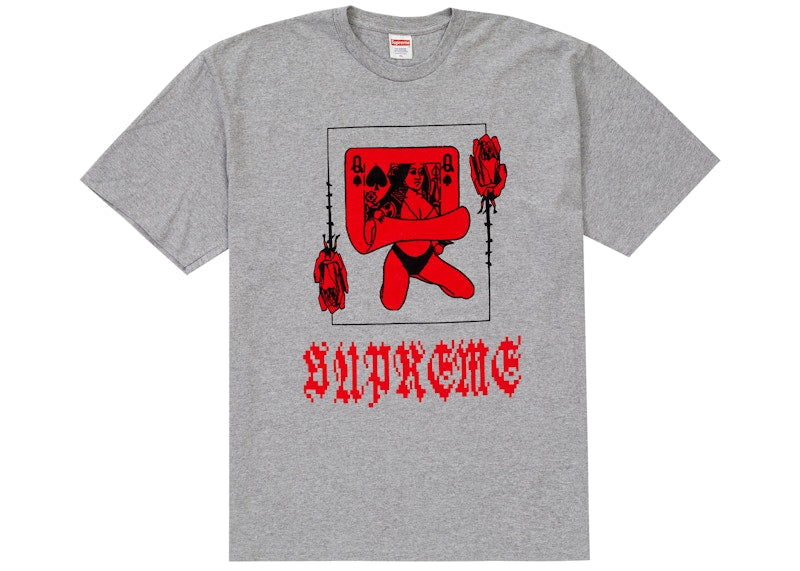 Supreme Queen Tee Heather Grey