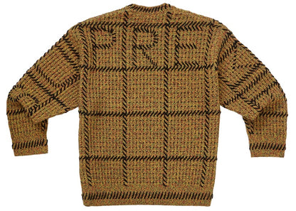 Supreme Quilt Stitch Sweater Yellow