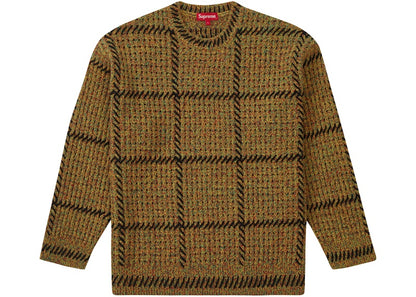 Supreme Quilt Stitch Sweater Yellow