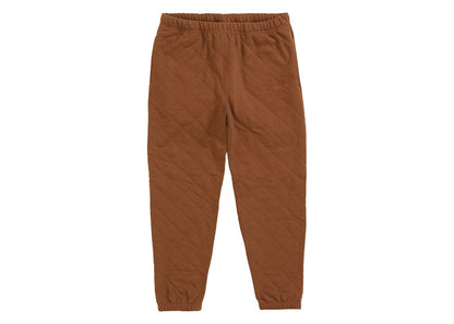 Supreme Quilted Sweatpant Brown