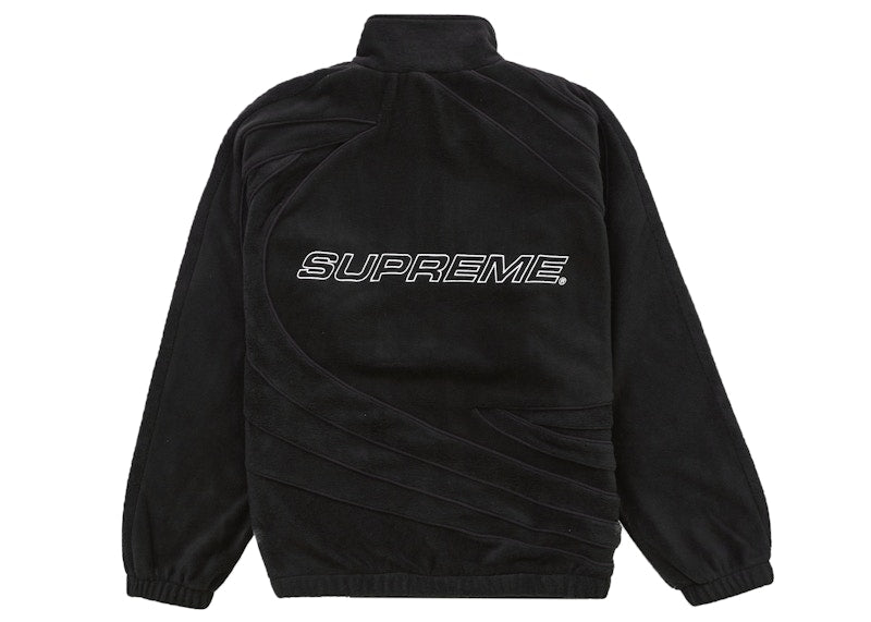 Supreme Racing Fleece Jacket Black