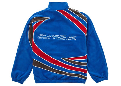 Supreme Racing Fleece Jacket Blue