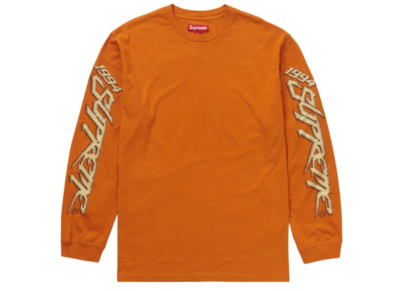 Supreme Racing Intarsia L/S Top Bright Orange