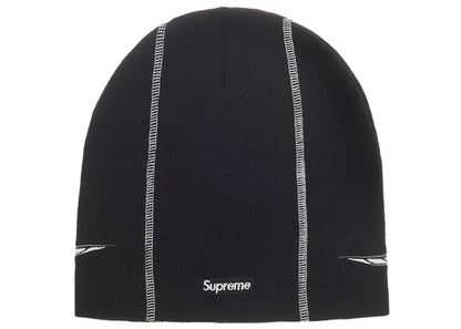Supreme Racing Panel Beanie Black