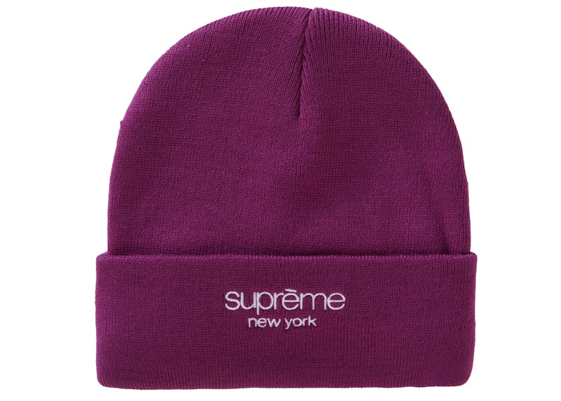 Supreme Radar Beanie Eggplant