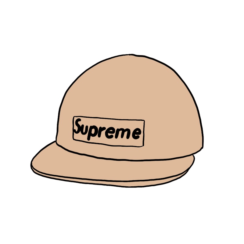 Supreme Raffia Camp Cap Tan