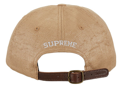 Supreme Raffia S Logo 6-Panel Natural