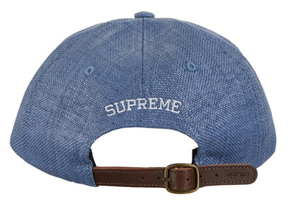 Supreme Raffia S Logo 6-Panel Navy