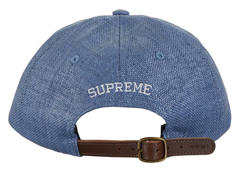 Supreme Raffia S Logo 6-Panel Navy
