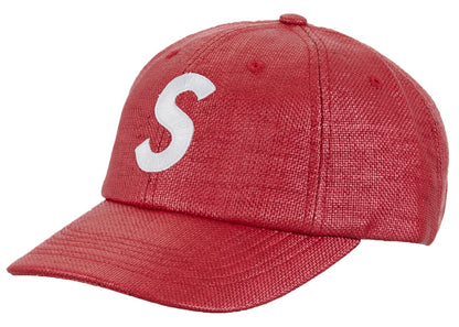 Supreme Raffia S Logo 6-Panel Red