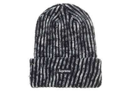 Supreme Rainbow Loose Gauge Beanie Black
