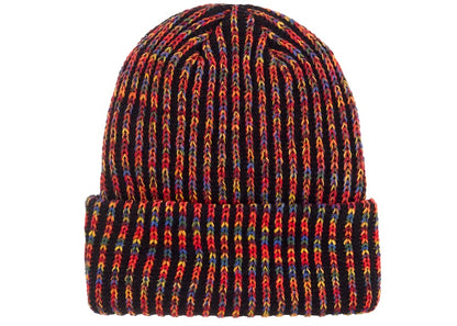 Supreme Rainbow Loose Gauge Beanie (FW25) Black