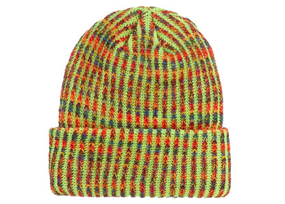 Supreme Rainbow Loose Gauge Beanie (FW25) Neon Yellow