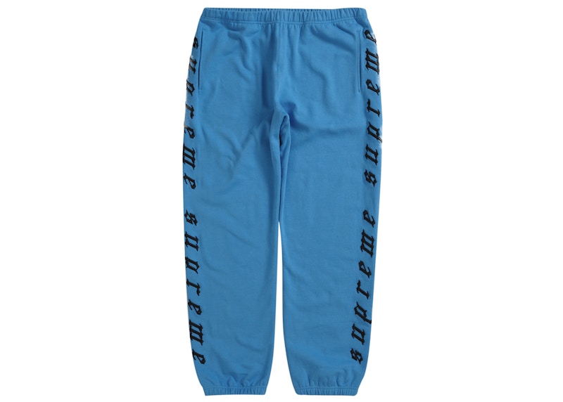 Supreme Raised Embroidery Sweatpant Bright Royal