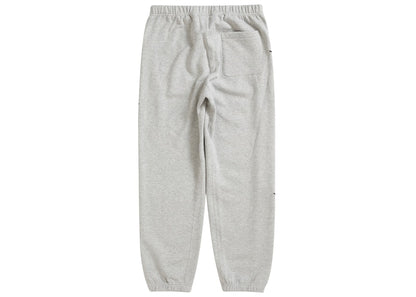 Supreme Raised Embroidery Sweatpant Heather Grey