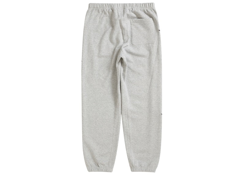 Supreme Raised Embroidery Sweatpant Heather Grey