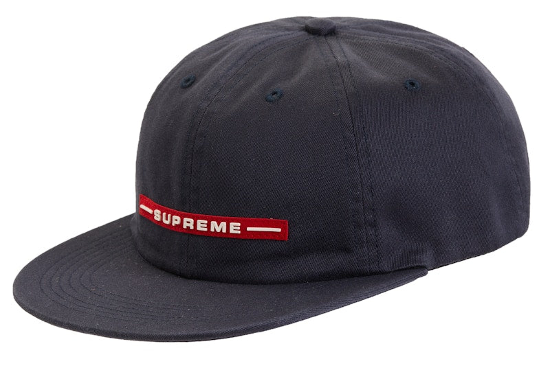 Supreme Raised Logo 6-Panel Navy