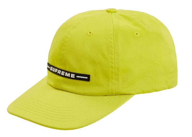 Supreme Raised Logo 6-Panel Yellow