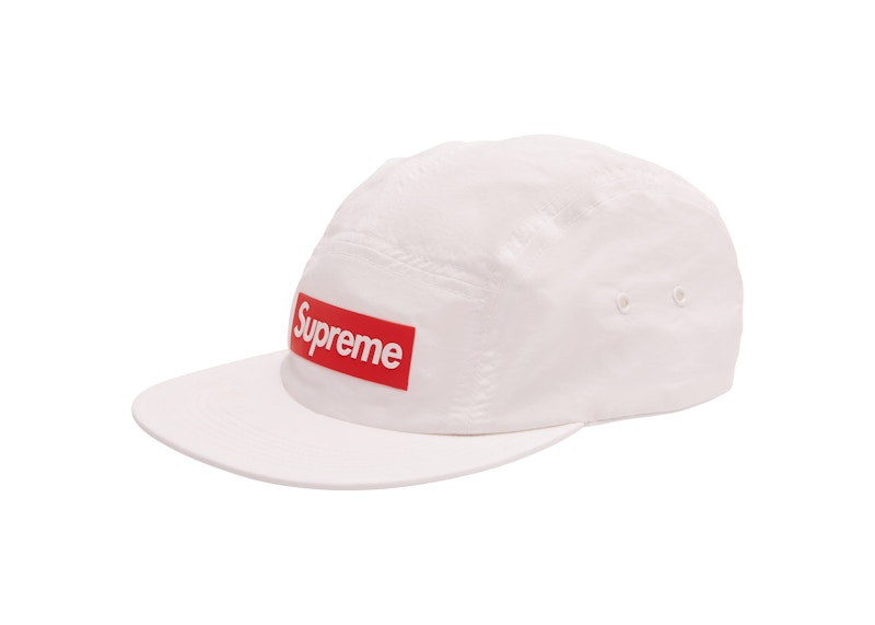 Supreme Raised Logo Patch Camp Cap White