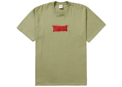 Supreme Ralph Steadman Box Logo Tee Light Olive