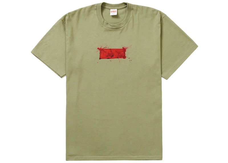 Supreme Ralph Steadman Box Logo Tee Light Olive