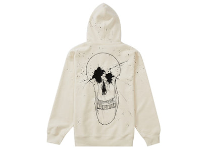 Supreme Ralph Steadman Skull Hooded Sweatshirt Natural