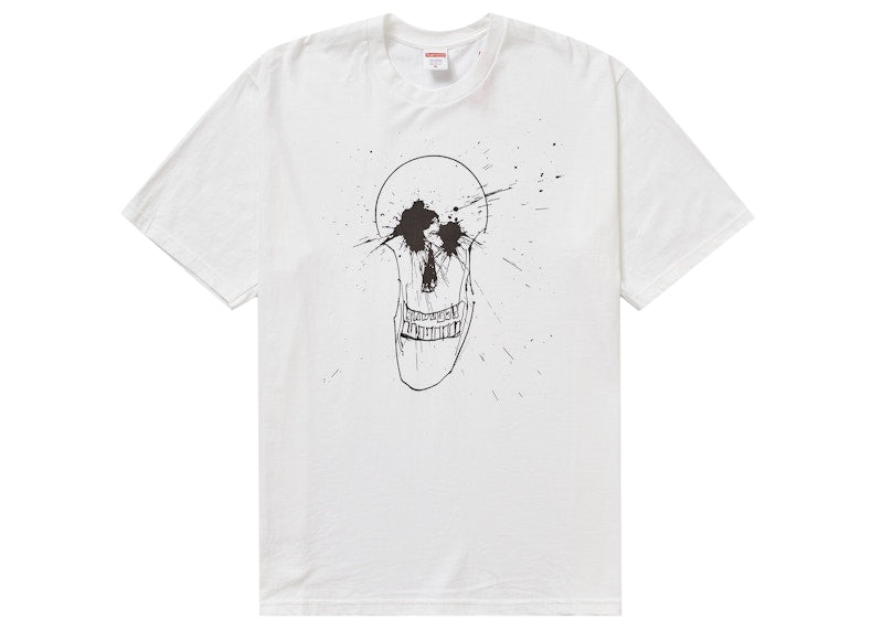 Supreme Ralph Steadman Skull Tee White