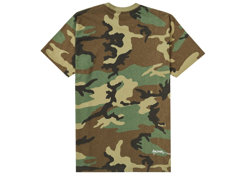 Supreme Ralph Steadman Skull Tee Woodland Camo