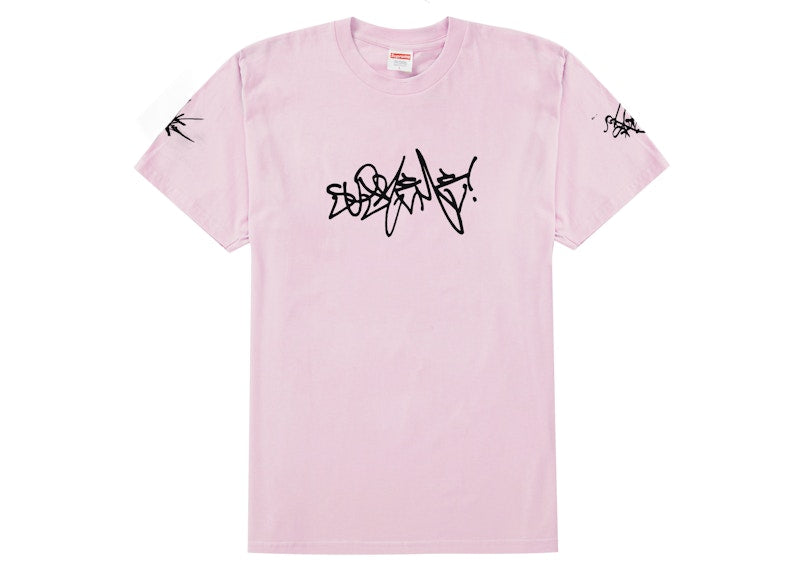 Supreme Rammellzee Tag Tee Light Pink