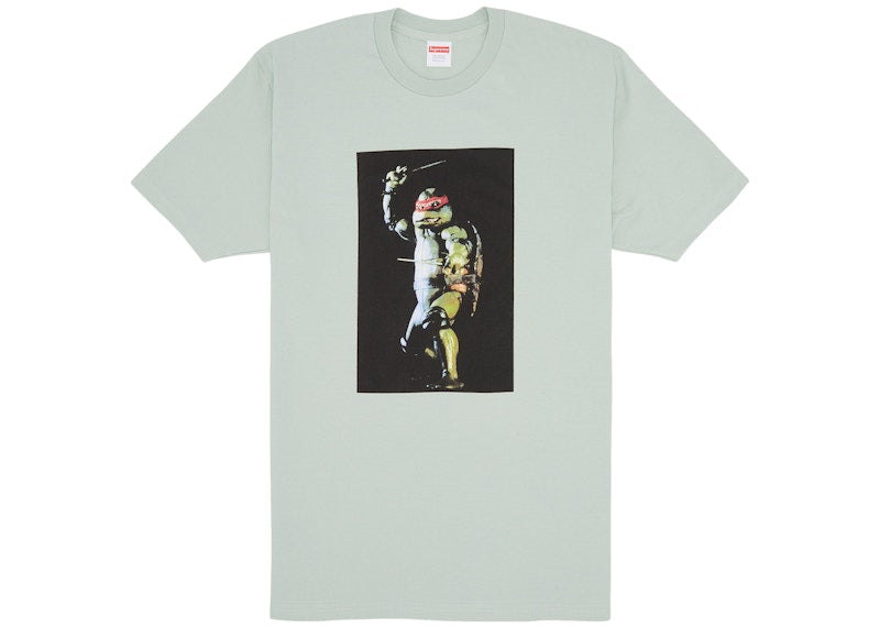 Supreme Raphael Tee Pale Aqua