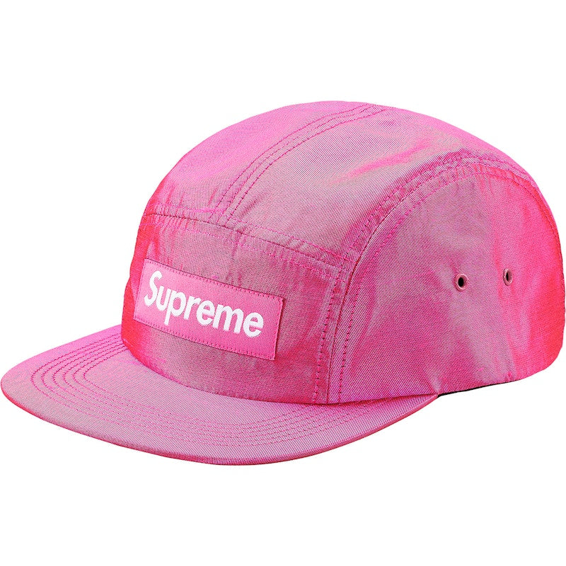 Supreme Raw Silk Camp Cap Pink
