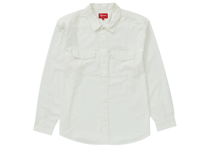 Supreme Raymond Pettibon Work Shirt White