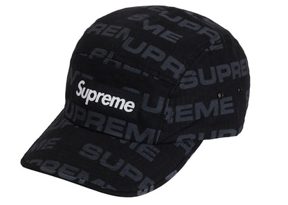 Supreme Reactive Print Camp Cap Black