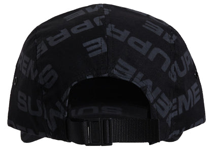 Supreme Reactive Print Camp Cap Black