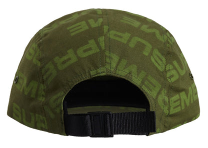 Supreme Reactive Print Camp Cap Olive