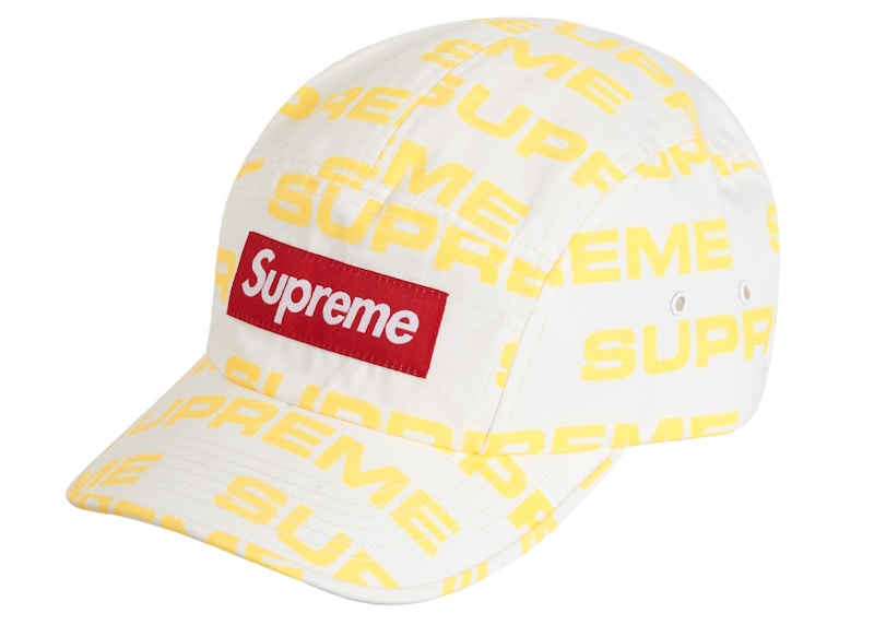 Supreme Reactive Print Camp Cap White