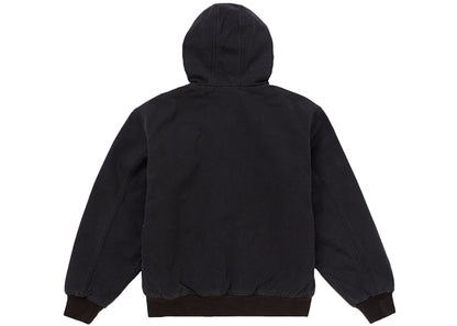 Supreme Reflective Arc Hooded Work Jacket Black
