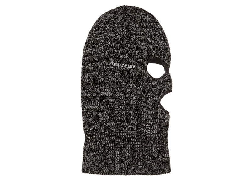 Supreme Reflective Balaclava Black