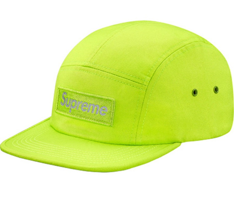 Supreme Reflective Box Logo Lime